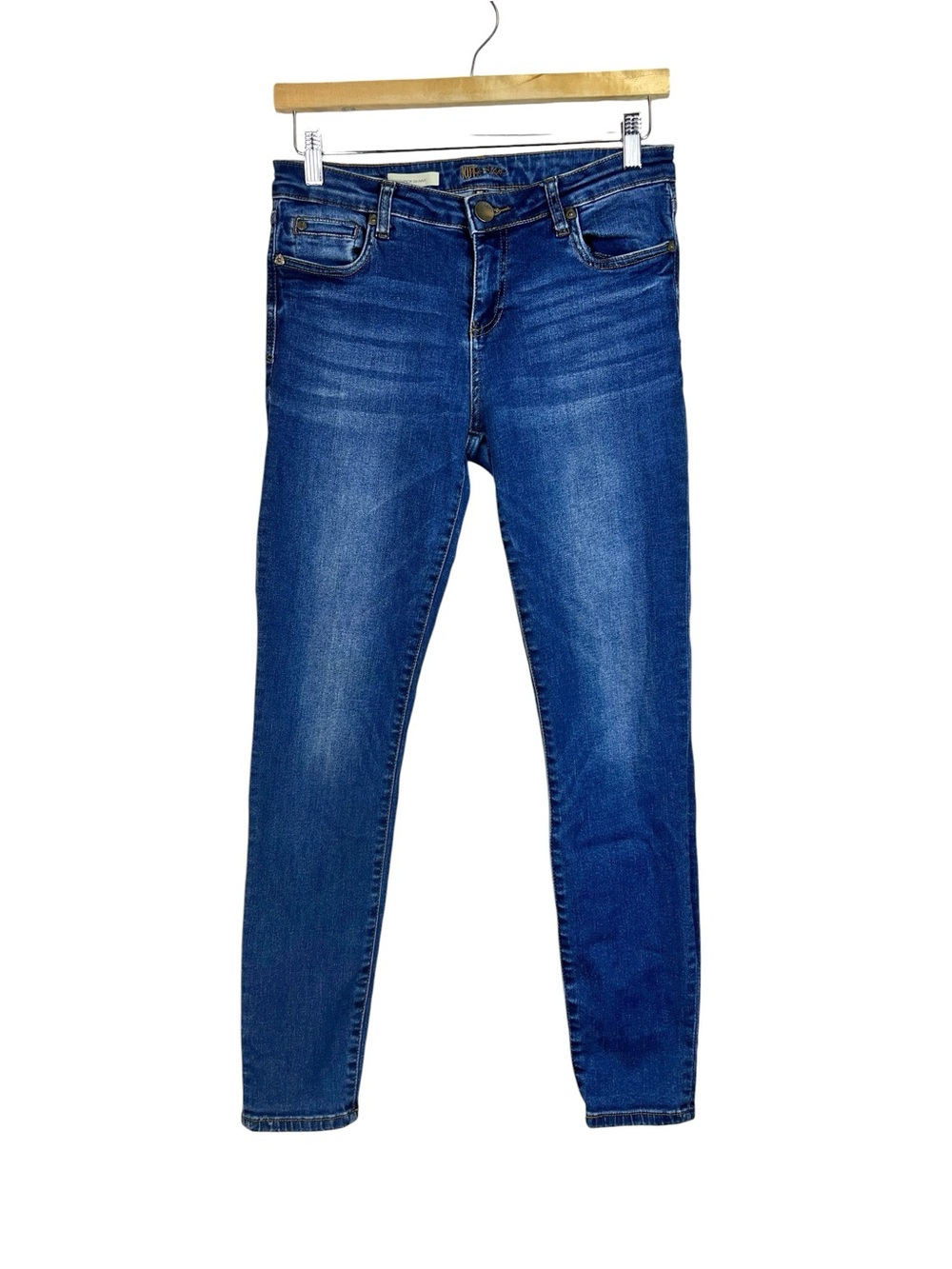 Kut From The Kloth Toothpick Skinny Dark Wash Denim Jeans Size 8S Classic Pocket